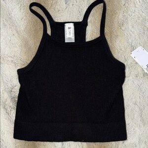 BP Black Ribbed Women's Tank Top